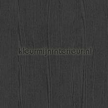 Zwart geschilderd hout met nerven plakfolie Bodaq premium hout 