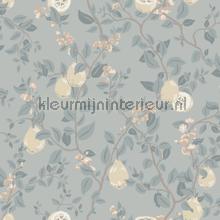 Kvitten soft blue papel pintado Sandberg Vendimia Viejo 