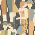 Fashion week multico fond noir wallcovering CONI88444808 fantasy Styles