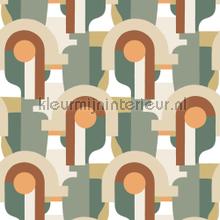 Pop multico vert 200x280 behang Casadeco Modern Abstract 