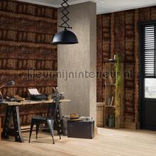 Industrieel wallcovering Kleurmijninterieur