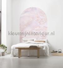 Fotoboog marmol rosa wallstickers Komar vindue stickers 