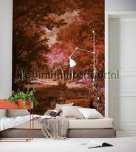 Autumna rosso photomural Komar world maps 