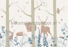 Forest animals fotobehang Komar babykamer 