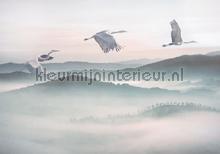 Mystic cranes fototapeten Komar PiP studio wallpaper 