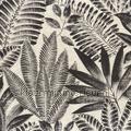 Aloes noir grege papier peint 75183886 interiors Inspiration