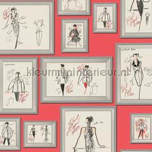 Karl sketches wallcovering AS Creation Karl Lagerfeld 378462