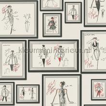Karl sketches behang AS Creation Karl Lagerfeld 378463