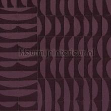 Barkhan Burgundy fluweel papier peint Arte veloute 