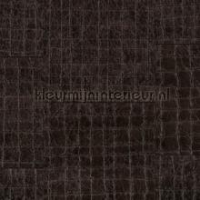 Tenere Mahogany brown imitatieleer papier peint Arte stress 