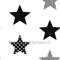 Superstar Black Wallpapier papier peint papel pintado 100110 estrellas Motivos