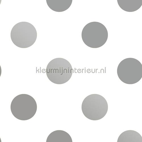 Silver Dotty papel de parede 102508 pontos Noordwand