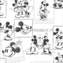 Mickey and Minnie Sketch tapet 102712 Disney - Pixar Noordwand