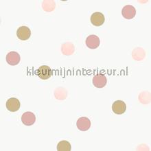 Dotty Polka Pink American Gold papel pintado 108565 puntos Noordwand