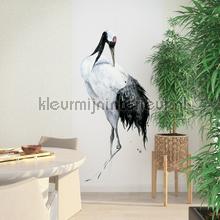 Fotobehang met kraanvogel fototapet Noordwand stemning 
