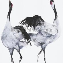 Fotobehang met kraanvogels fotomurais Noordwand telhas 