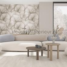 Fotobehang met grote bladeren wallcovering Noordwand Vintage- Old wallpaper 