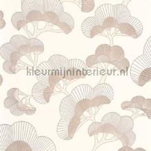 Goyo matsu beige sable behang Casadeco Exotisch 