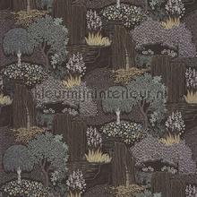 Niwa vert taiga behang Casadeco Exotisch 