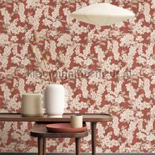 Ume rouge carmin behang Casadeco Exotisch 
