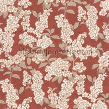 Ume rouge carmin behang Casadeco Exotisch 