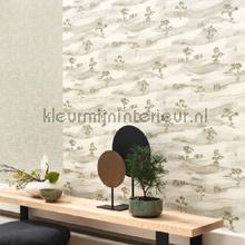 Mokuso vert lichen behang Casadeco Exotisch 
