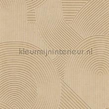 Jardin des pierres noisette behang Casadeco Exotisch 