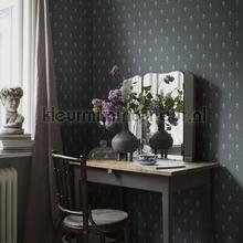 Mimi indigo blue wallcovering Sandberg wood 