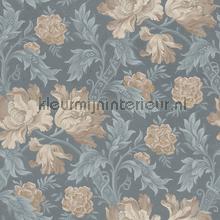 Esther misty blue wallcovering Sandberg wood 