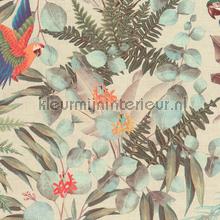 Parrot multicolor behang Hookedonwalls Lemuria 60621