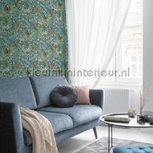 Parrot jungle papel pintado 60620 interiors Hookedonwalls