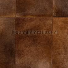 Rectangle chestnut leder papel pintado Arte Les Cuirs 33510