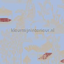 Siam Miroir de lame wallcovering Elitis Vintage- Old wallpaper 