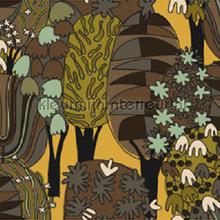 Broceliande A travers la lande wallcovering Elitis Vintage- Old wallpaper 