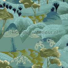 Reves de manille A flanc de colline wallcovering Elitis Vintage- Old wallpaper 