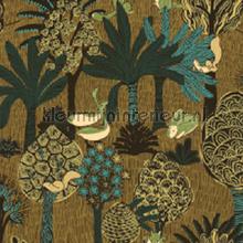 Renard and co La fete des animaux wallcovering Elitis Vintage- Old wallpaper 