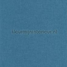 Uni mat bleu jean behang Caselio Zoffany 