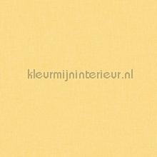 Uni orange moyen behang Caselio Linen Edition 68523115