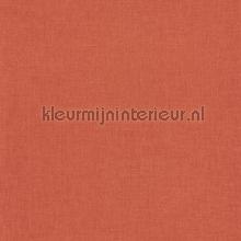 Uni terracotta behang Caselio Linen Edition LNE68523730