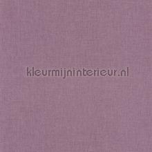 Uni aubergine behang Caselio Linen Edition 68525642