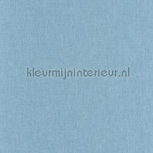 Uni bleu ciel behang Caselio Linen Edition 68526020