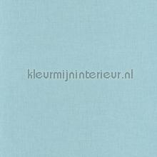 Uni bleu turquoise clair behang Caselio Linen Edition 68526523