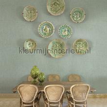 Unito grijsgroen wallcovering Hookedonwalls Linen Lyrics 34725