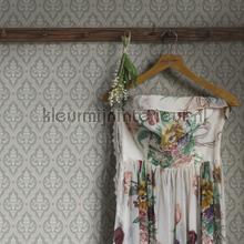 Lillie garden green tapet Sandberg Vintage Gamle 