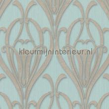 Arte deco tulip ornaments papel pintado Livingwalls Mata Hari 380912