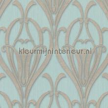 Arte deco tulip ornaments papel pintado Livingwalls Mata Hari 380912