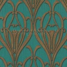 Arte deco tulip ornaments papel pintado Livingwalls Mata Hari 380915