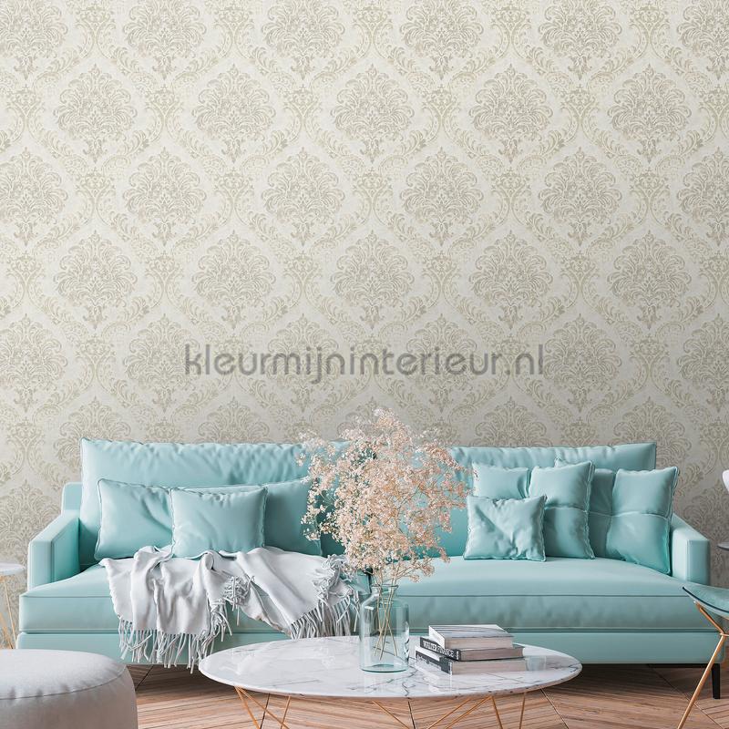Relief damast met metallic toplaag papel pintado 391122 barroco moderno Livingwalls