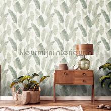 Balinees blad wallcovering Livingwalls wood 