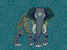 Olifant op oosters dessin fotomurais Livingwalls telhas 